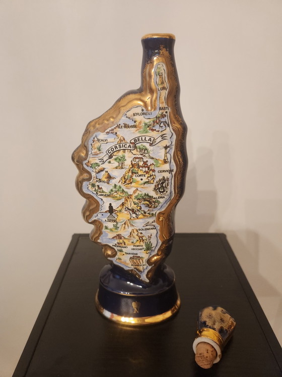 Image 1 of Bellissima bottiglia/decanter vintage in porcellana Revol France - Corsica e Napoleone