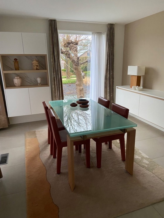 Image 1 of 2 Alfombras/tapetes 2 piezas, de lana, anudadas a mano según diseño propio.