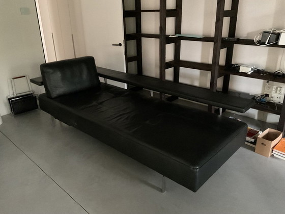 Exclusive black leather design seating area with metal frame – Rolf Benz (photo 4 of 8)