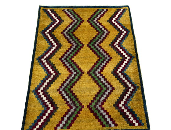 Image 1 of Handgeknüpfter Gabbeh Nomaden-Teppich – 97 x 73 cm 