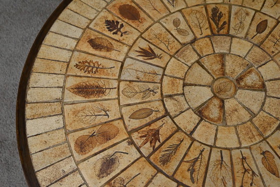 Image 1 of Coffee table signed R. Capron, Les Herbiers Collection, Vallauris – 1960