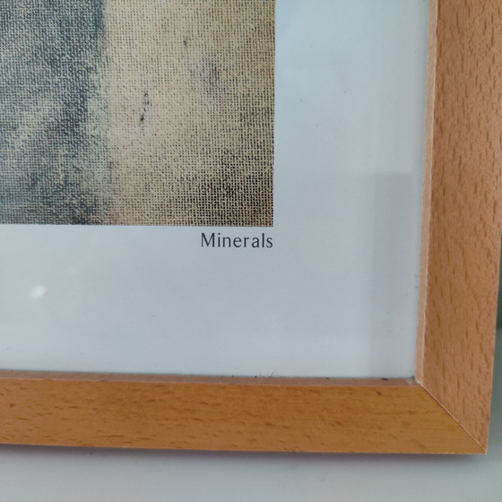 Affiche Roma Tearne « Minéraux » encadrée IKEA 52x52cm – Lithographies et sérigraphies, Glass, Paper (photo 4 of 7)