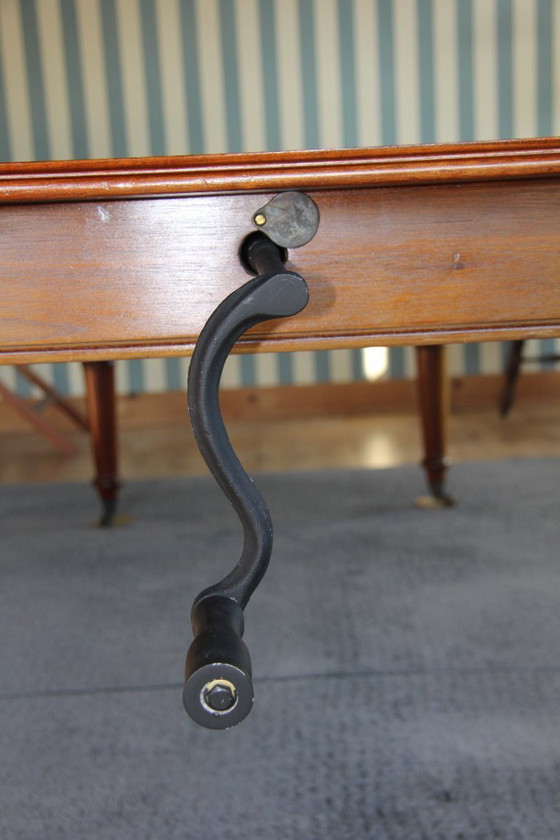 Image 1 of Victorian mahogany folding dining table by Eichholtz