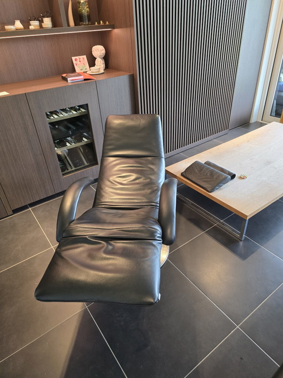 Jori Relax Leer Zwart – Verstelbare relaxstoel, Leather, Metal (photo 11 of 11)