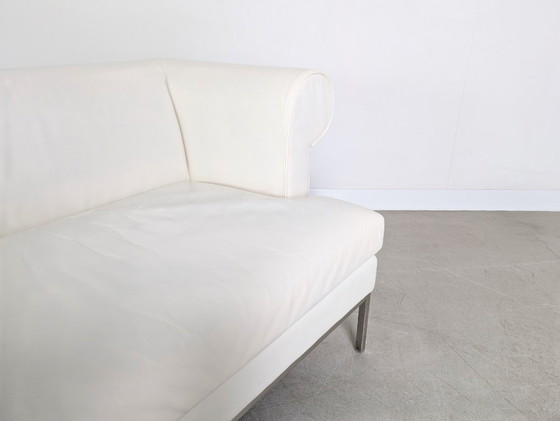 Image 1 of Canapé original Wittmann en cuir beige crème clair