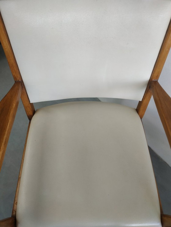 Image 1 of Juego de 4 sillas de cocina de estilo escandinavo de los años 60