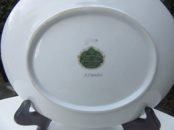 Image 1 of Oval Rosenthal Munchen Oval Plate / Dish by Lis Muller, Atlantis, very rare