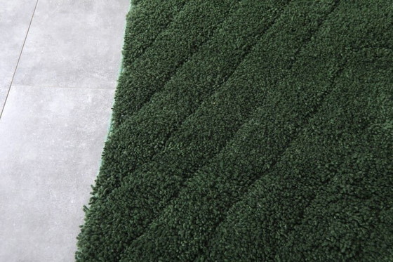 Image 1 of Alfombra bereber marroquí verde, hecha a medida, 150/250 cm.