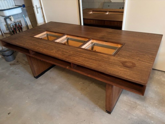 Image 1 of Grand et rare bureau de direction vintage conçu par Clausen & Maerus pour Eden (Norvège), 1960