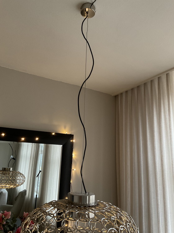 Image 1 of Terzani G.R.A. Design pendant lamp oval nickel