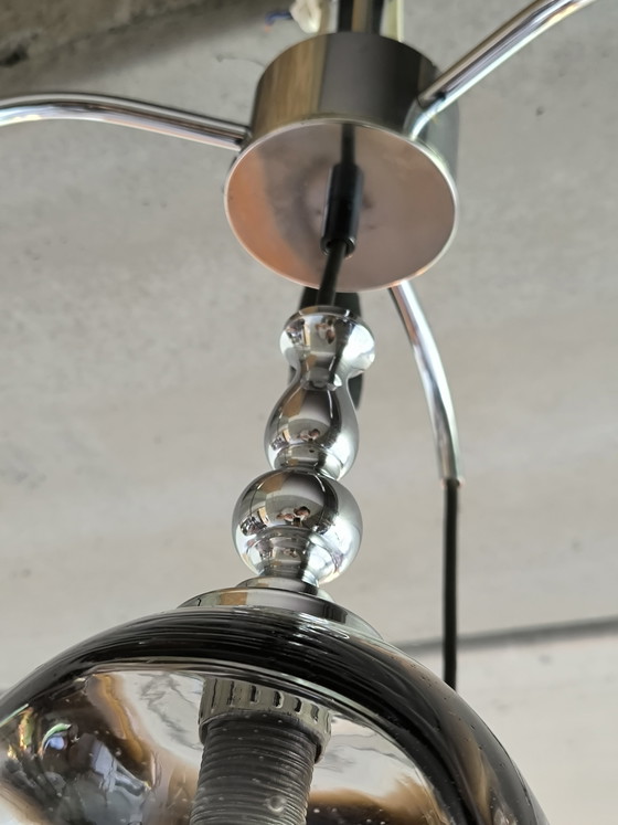 Image 1 of Lampadario a cascata con 4 elementi in vetro di Murano, Italia, anni '60.