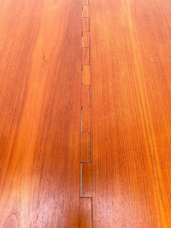 Image 1 of Large Designer Gate-Leg Teak Dining Table by Niels Koefoed 60s