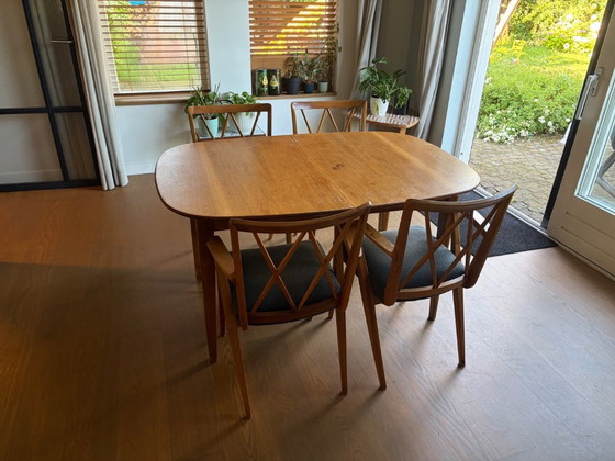 Image 1 of A.A. Patijn voor Zijlstra Joure. Poly Z stoelen en tafel