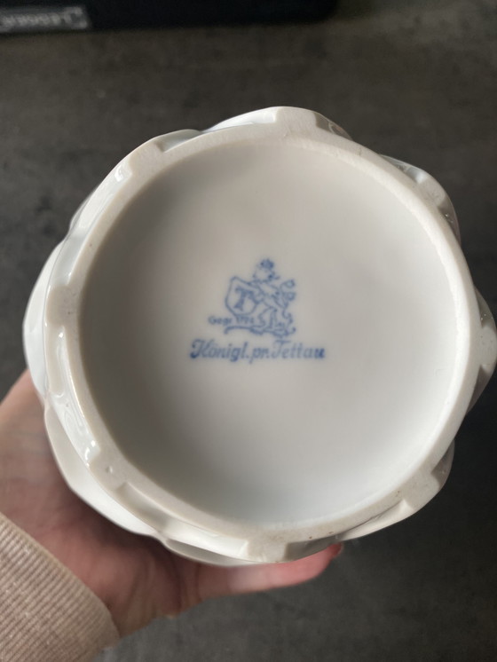 Image 1 of vintage vase from the Königl brand. pr. Tettau.