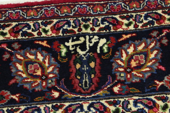 Image 1 of Original Perserteppich Keschan,Kashan Rot 344 x 253 cm Top Zustand Klassik Alt