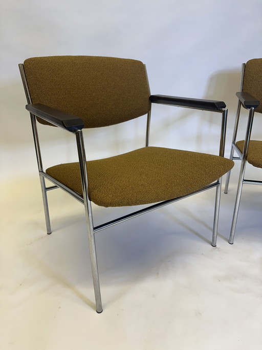 Bauhaus mid-century Dutch Design lounge chairs