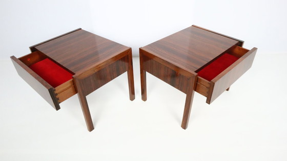 Image 1 of Scandinavische nachtkastjes, set van 2.