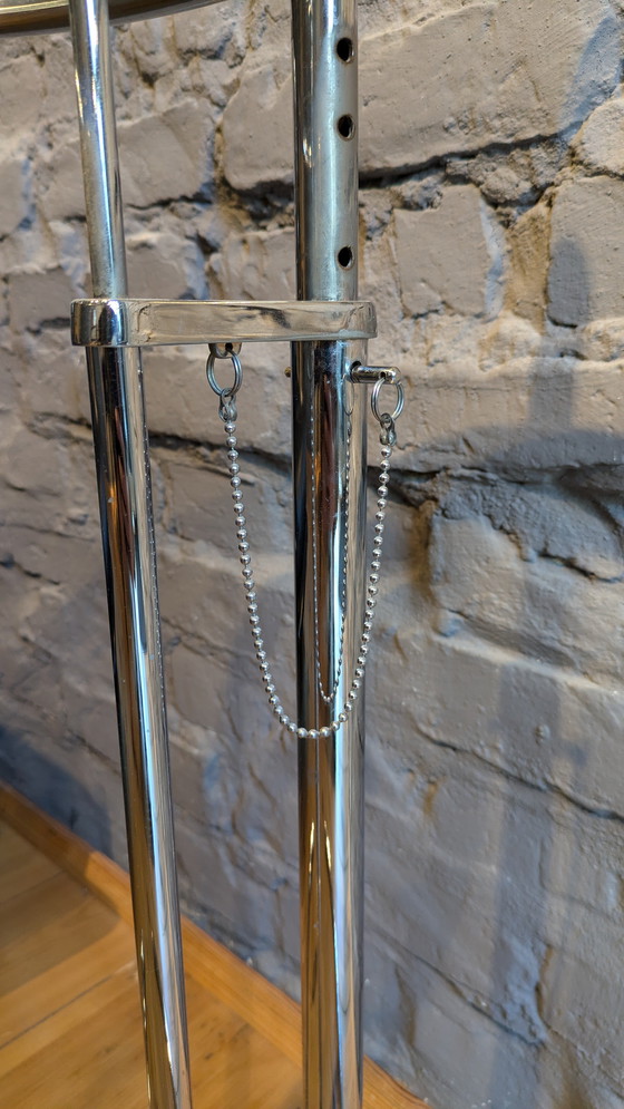 Image 1 of ClassiCon Eileen Grey E1027 side table glass chrome design classic