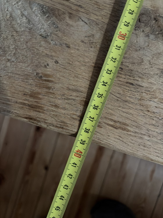 Image 1 of Ensemble robuste de 3 tables d'appoint en chêne