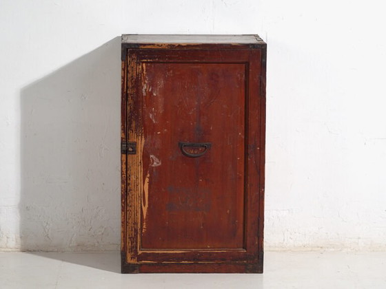 Small antique Japanese cupboard - Meiji / Taishō Period (c. ) #68 – Storage cabinet, Iron (photo 29 of 40)