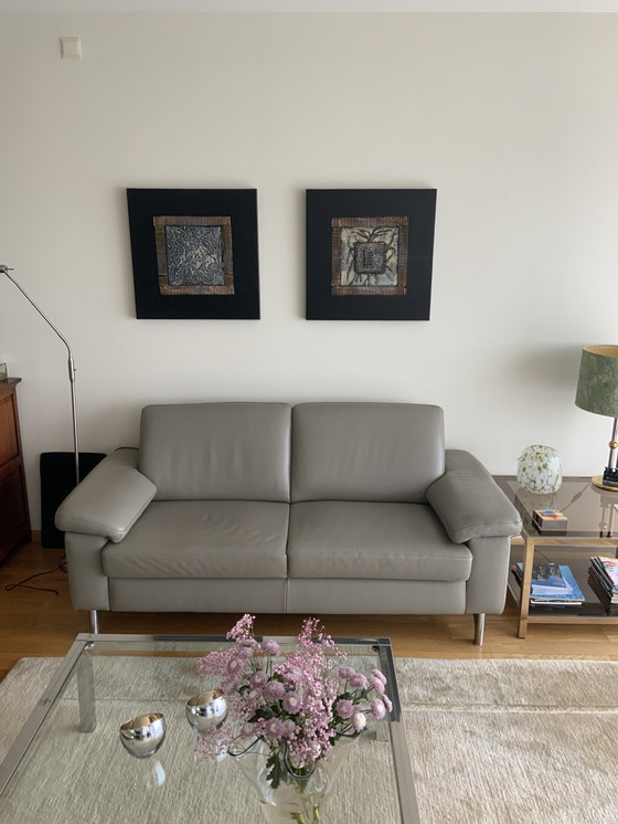 Image 1 of Set di divani in pelle Musterring 2 posti e 2,5 posti