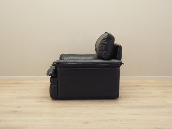 Image 1 of Leren fauteuil, Italiaans ontwerp, jaren 1960, productie: Italië
