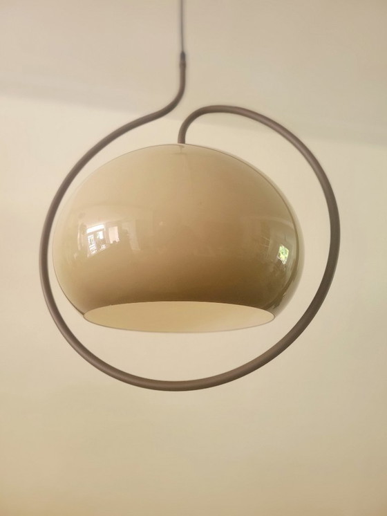 Image 1 of Lampe suspendue vintage de l'ère spatiale par Dijkstra de 1970