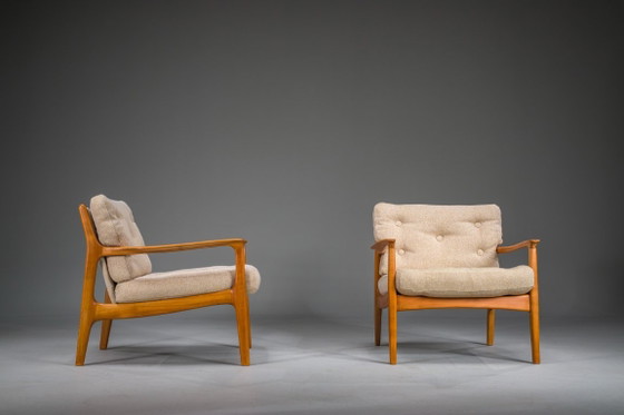 Image 1 of Bank en stoelen van Eugen Schmidt voor Soloform, jaren 60, set van 3.
