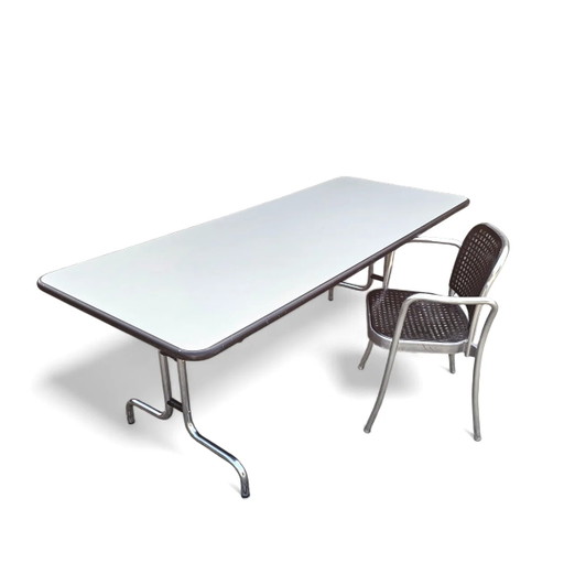 Opvouwbaar bureau / tafel van Anonima Castelli / jaren 70