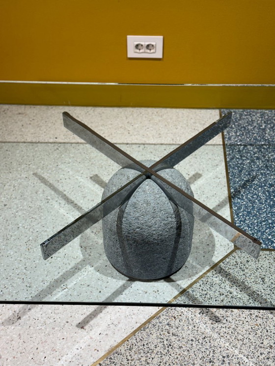 Image 1 of Vintage Paracarro salontafel van Giovanni Offredi voor Saporiti, Italië, jaren 1970