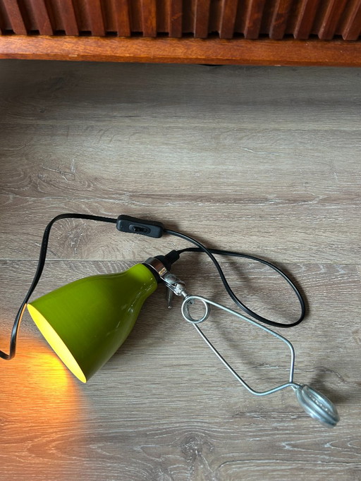 Vintage Green Pinch Lamp