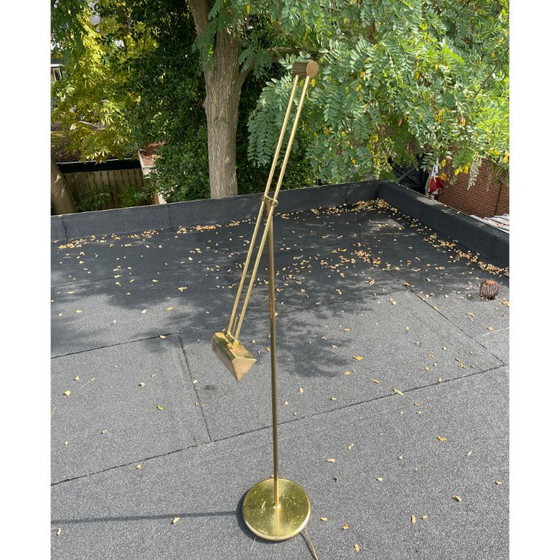 Lampada da terra vintage regolabile in ottone con dimmer – Lampade da terra, Brass, Metal (photo 3 of 23)