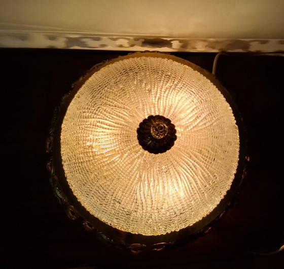 Image 1 of Beautiful vintage German ceiling lamp, Hollywood Regency style j60/70