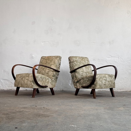 Image 1 of Pair of Jindřich Halabala Type C Armchairs for UP Závody, 1930s — Czechoslovakian Art Deco