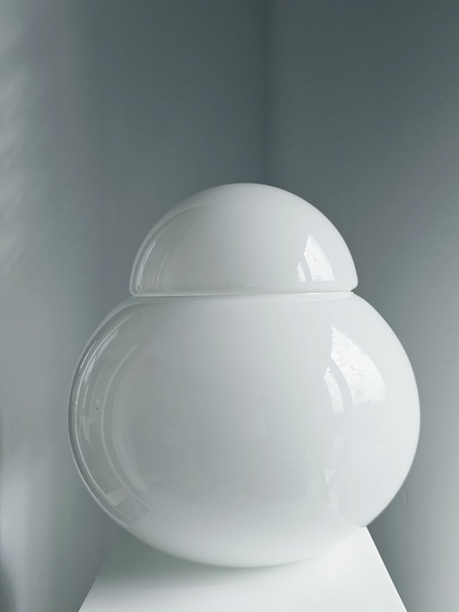 Opportunité Unique: Lampe Daruma Vintage – Sergio Asti pour Candle (1ère Édition, 1968) – 31 Cm – tafellampen, Glass