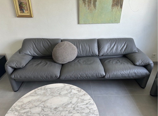 Cassina Maralunga Gris 3 Seats