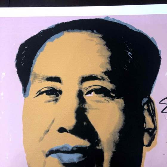 Lithographie « Mao Zedong » d'après Andy Warhol, années 1990 – Lithographies et sérigraphies, Paper (photo 7 of 10)