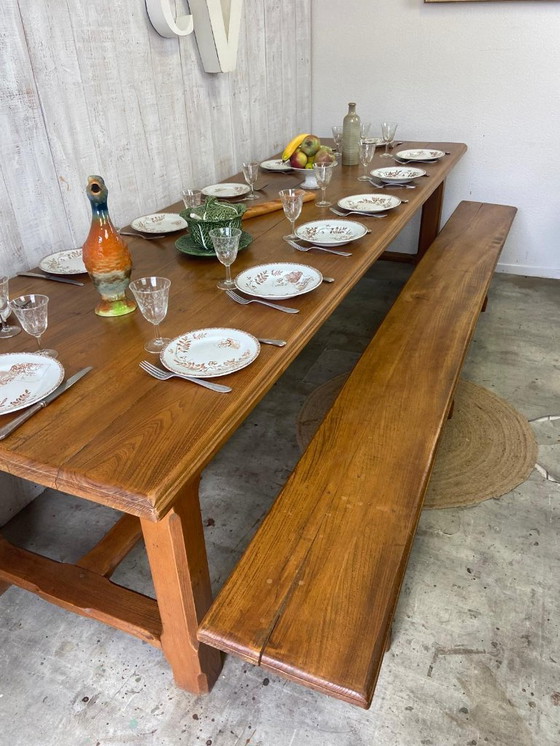 Image 1 of Large farmhouse table 290x90cm