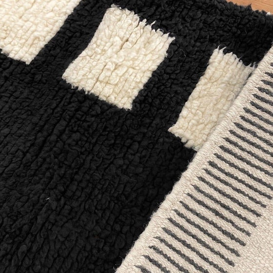 Image 1 of Tapis en laine tissé main traditionnelle taille 150/300 cm