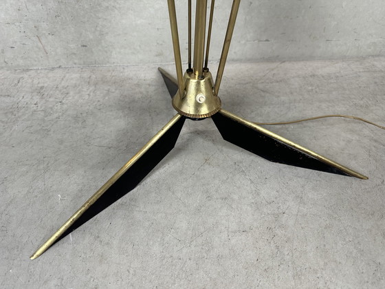 Image 1 of Lampada da terra vintage in ottone - Lunel