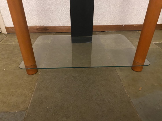 Image 1 of Armoire Pieds en merisier - Etagères en verre