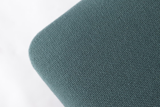 Image 1 of Vintage Oak Chair in the Style of Mauro Pasquinelli – Likely by Baumann, 1970s – Restored, Green Upholstery