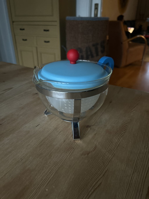 Danish design teapot from the Memphis series for Bodum