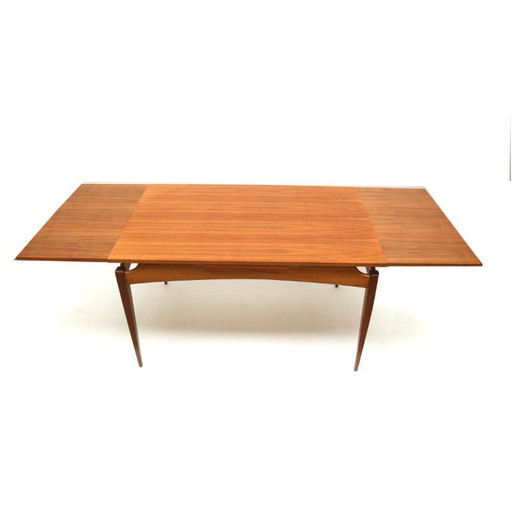 Table de salle à manger extensible vintage fabriquée dans les années 1960