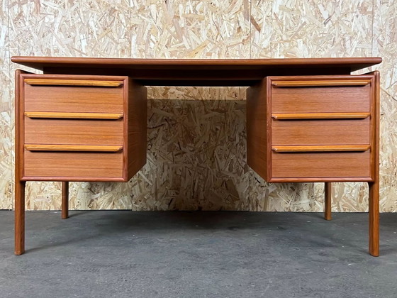 Image 1 of 60s 70s Teak Writing Desk by GV Gaasvig for GV Møbler 60s