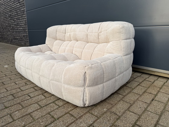 Image 1 of Ligne Roset Kashima (9-'81) 2 posti in velluto a coste beige 10/10