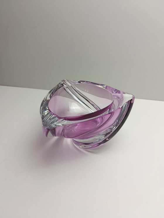 Vide-Poche - Val Saint Lambert - Belgique - R. Delvenne, Circa: 1950 – Bols, Glass (photo 5 of 7)