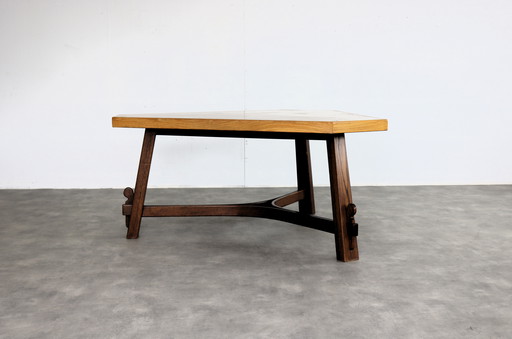 Brutalist Triangle Dining Table