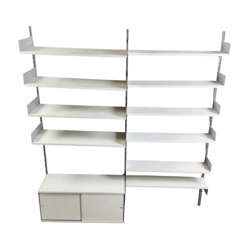 Original Dieter Rams Wandregal 606 Vitsoe weiß Design Bauhaus