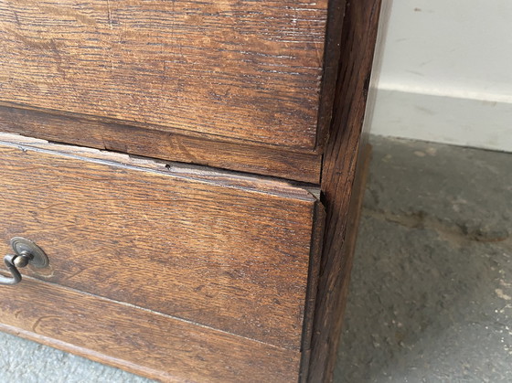 Image 1 of Early 19th Century Georgian Oak Chest of Drawers